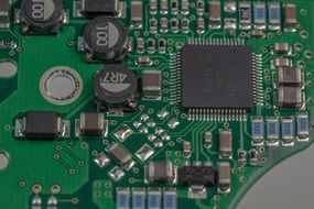 green microprocessor circuit