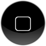 black button power computer drawing