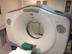 computer tomograph in hospital
