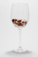 medications cure tablets in a glass