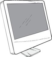 Picture of computer screen