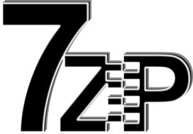 7 zip text drawing