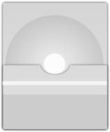 grey icon of computer case