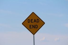 "Dead end" sign