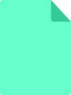 light green icon for a notepad document