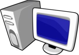 computer hardware monitor drawing