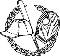 clipart of the baseball sport logo