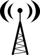 graphic image of the tower with antenna