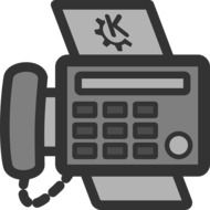 fax machine drawing