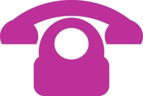 phone purple retro drawing