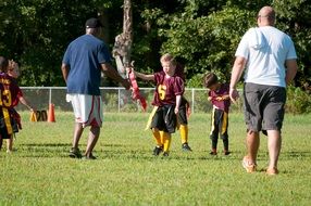 football game outdoors