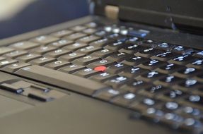 glowing keyboard on laptop