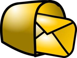 full gold mail box drawing