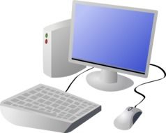 Picture of modern computer