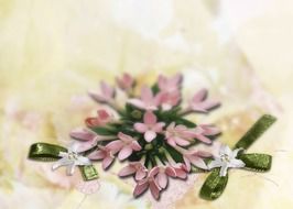 flower arrangement of pink color