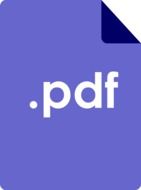 light-blue icon for a pdf computer document