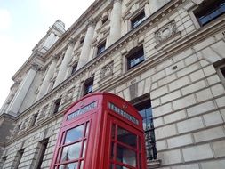 London England low angle street view