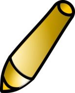 gold pencil drawing