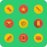 icon website flat