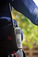 security with walky talky