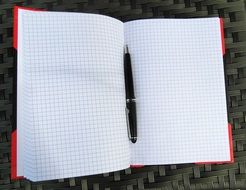 empty notebook