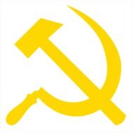 yellow symbol of communism