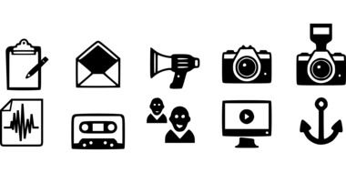 icons communication drawing