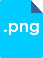 blue icon for a png document
