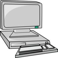 computer display panel drawing