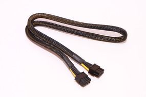 Black cable with connectors
