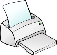 printer drawing