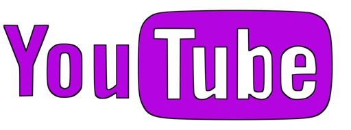 videohosting website logo in the violet color