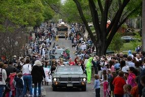 Parade on the street
