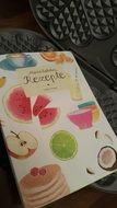 colorful receipt book on waffle form