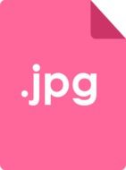 pink icon for a jpg document