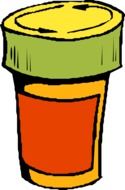 pill bottle drawing