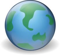 world planet drawing