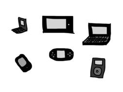 cartoon digital devices