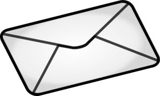 drawn email envelope