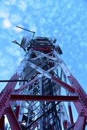 tower communications repeater in the sky