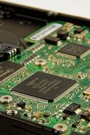 computer board closeup