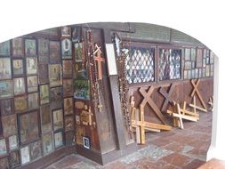 grace chapel wall, germany, altotting