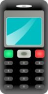 simple black mobile phone
