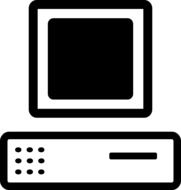 icon of a computer