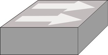 the gray box with the arrow pointing right drawing