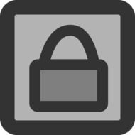 icon of a lock