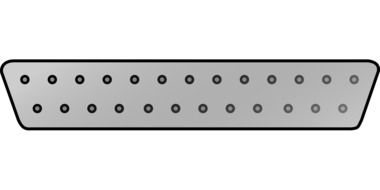 painted panel connector