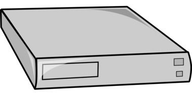 Grey desktop computer clipart