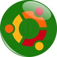 ubuntu linux logo green