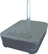 Router for wireless internet connection